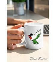 Tanem Filistin Tasarımlı Baskılı Kupa Bardak , Gazze Kupa Bardak , Küdüs Kupa Bardağı Klasik