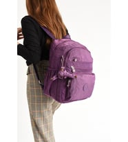 Ultra Hafif Orta Boy Sırt Çantası Çok Cepli Mor (Model: 571-4B)