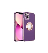 Apple iPhone 14 Uyumlu Kılıf Zore Kongo Kapak (Koyu Mor)