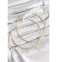 Pirinç Halka Model Gold Renk Kadın Küpe - TJ-BKP11037