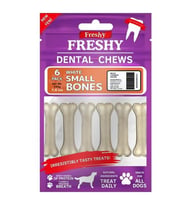 Freshy Dental Chews White Small Bones Köpek Ödül Kemiği 7.5 Cm 6 Adet (STD)