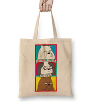 Bears Ice Bear Panda Grizzly No Evil Bez Çanta Uzun Saplı