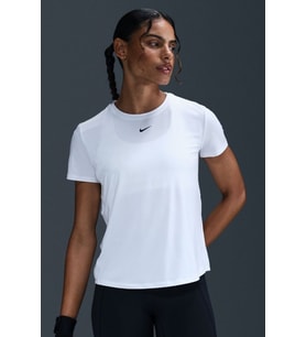 Nike One Classic Training Dri-Fit T-shirt Kadın Antrenman Tişört Beyaz