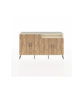 Arges Konsol 6 Raflı 4 Kapaklı 176x30x99 Aytaşı-Çam/Aytaşı