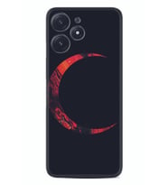Xiaomi Poco M6 Pro 5G Kılıf Silikon Desen Özel Seri Red Moons 1747