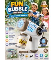 Şarjlı Baloncuk Tabancası Işıklı Otomatik Köpük Balon Makinesi Bubble Gun