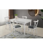 Didim Bahar Açılır Mutfak Masa Sandalye Takımı 80x120