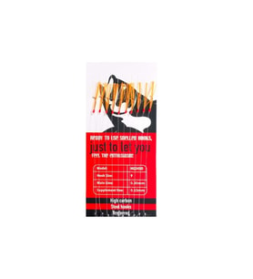 HG3450 Effe Çapari Mackarel 9 Numara 10 İğneli Turuncu Simli