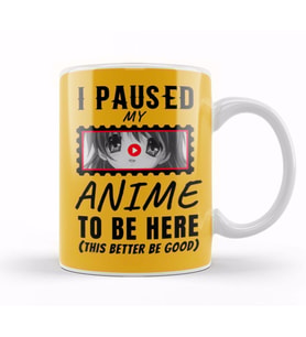Sarcasm Funny Anime And Manga Otaku Lover Gift Kupa Bardak Porselen