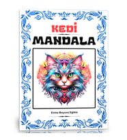 Kedi Mandala Boyama Kitabı (Kedigiller Familyası)