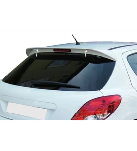 Peugeot 207 Uyumlu Spoiler Cam Üstü Fiber 2006-2013