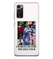 Samsung Galaxy S20 FE Uyumlu Charles Leclerc Tasarımlı Şeffaf Telefon Kılıfı