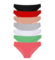 7 adet Süper Eko Set Likralı Kadın Slip Külot Set 3