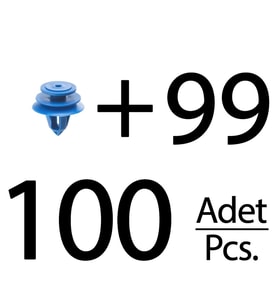 Honda Civic için Döşeme Klips- 100 Adet