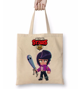 Brawl Stars Bıbı Bez Çanta Uzun Saplı