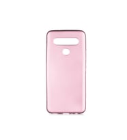 LG K61 Uyumlu Kılıf Zore Premier Silikon Kapak (Rose Gold Altın)