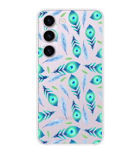 PrintiFy Samsung Galaxy S23 Plus ile Uyumlu Nazar Boncuğu 3  Kamera Korumalı Şeffaf Silikon Kılıf