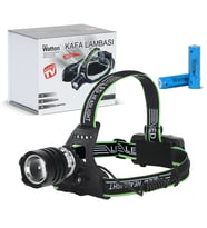 TX6 LED ŞARJLI KAFA LAMBASI WATTON WT-626 (Siyah)