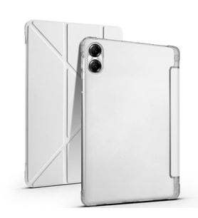 Huawei Honor Pad X9 11.5' Uyumlu Kılıf Zore Tri Folding Kalem Bölmeli Standlı Kılıf (Gri)