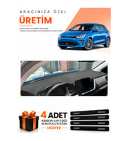 KİA RİO (2019-2024) Uyumlu Torpido Koruma Örtüsü Oto Kılıfı - Siyah