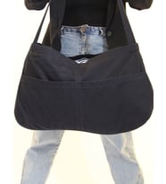 Dark Denim Büyük Çanta