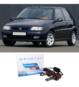 Citroen Saxo Led Xenon Uzun + Kısa Far Ampulü H4 Ultimate Yeni Seri Beyaz