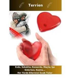 Kalp Şeklinde El Isıtıcısı Sihirli Jel Isıtıcı Torba Kalpli Cep Sobası 2'li Set