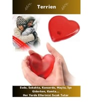 Kalp Şeklinde El Isıtıcısı Sihirli Jel Isıtıcı Torba Kalpli Cep Sobası 2'li Set