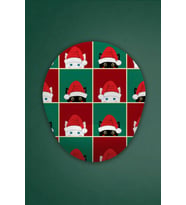 Yılbaşı Temalı Bilek Destekli Mouse Pad