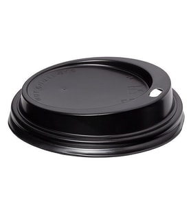12-14-16 Oz Sıcak İçecek Kapağı Siyah 90mm 1.000 ADET