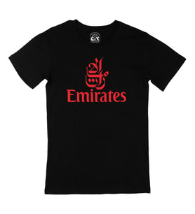 Emirates Siyah Tişört