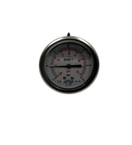 Manometre Gliserinli Arka Çıkışlı Q63 - 0 - 1 + 5 Bar 1/4