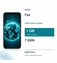 Fas eSIM İnternet Paketi 1 GB 7 Gün