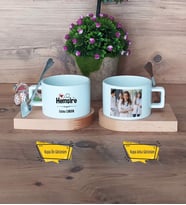 Hemşireler Günü Tıp Bayramı Hediyesi Hemşire Kupa Bardak Ahşap Altlıklı Kısa Fotoğraflı