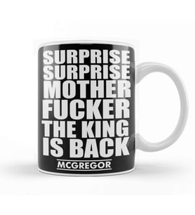 The King Is Back Conor Mcgregor Kupa Bardak Porselen