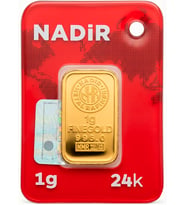 Nadir Gold 24 Ayar 1 Gram Külçe Altın