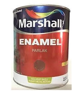 ENAMEL SOLVENT BAZLI AHŞAP-METAL BOYASI PARLAK AÇIK KAHVE 2,50 LT