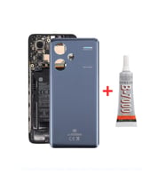 Xiaomi Redmi Note 13 Pro+ Plus Arka Kapak - Arka Pil Batarya Kapağı + B7000 Yapıştırcı - 23090RA98G Uyumlu (Siyah)
