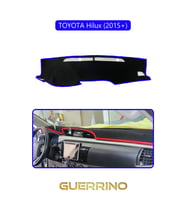 TOYOTA Hilux (2015+)TORPİDO KORUMA HALISI MAVİ KENAR