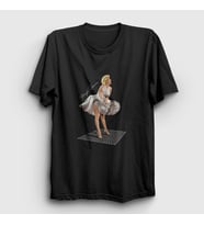 Presmono Unisex Siyah Icon Marilyn Monroe T-Shirt 39055tt