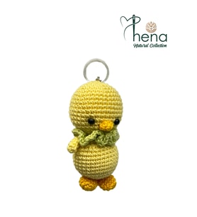 Hena Collections Civciv Anahtarlık (Sarı, Amigurumi, Organik)