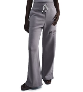 Nike Sportswear Phoenix Fleece High Rise Wide Leg Logo Pants Kadın Yüksek Bel Eşofman Altı Mor