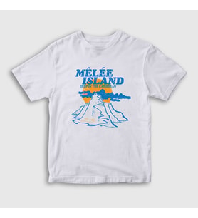 Presmono Unisex Çocuk Beyaz Melee Guybrush Threepwoo Monkey Island T-Shirt 492181tt (Beyaz)