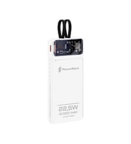 Zuidid 10000MAH 22,5W Type-C ve Lightning Kablolu Hızlı Şarj Powerbank Taşınabilir Şarj Cihazı
