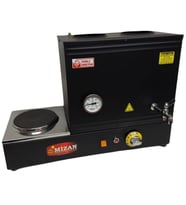 Mizan MC207-SYH Çift Demlik Pleytli Çay Kazanı 30 LT Siyah