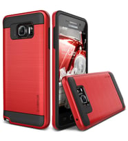 Verus Galaxy Note 5 ile Uyumlu Case Verge Series Kılıf Crimson Red
