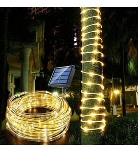 10m 100 Led Solar Led Işık Gün Işığı