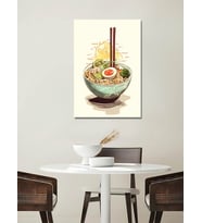 NOODLE KANVAS TABLO RESTORAN EV DUVAR SALON OFİS HEDİYELİK DEKARASYON SÜSÜ ÖLÇÜ SEÇİNİZ :)