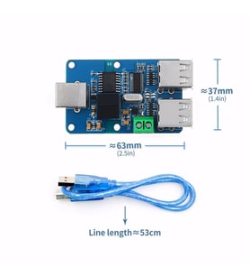 ADUM3160 4 Port Usb Modül 4 Kanal Usb İzolatör 1500V 12 Mbps USB
