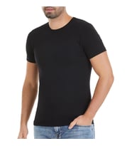 6 Adet Yıldız Erkek Modal Kısa Kollu T-Shirt Fanila Siyah 336